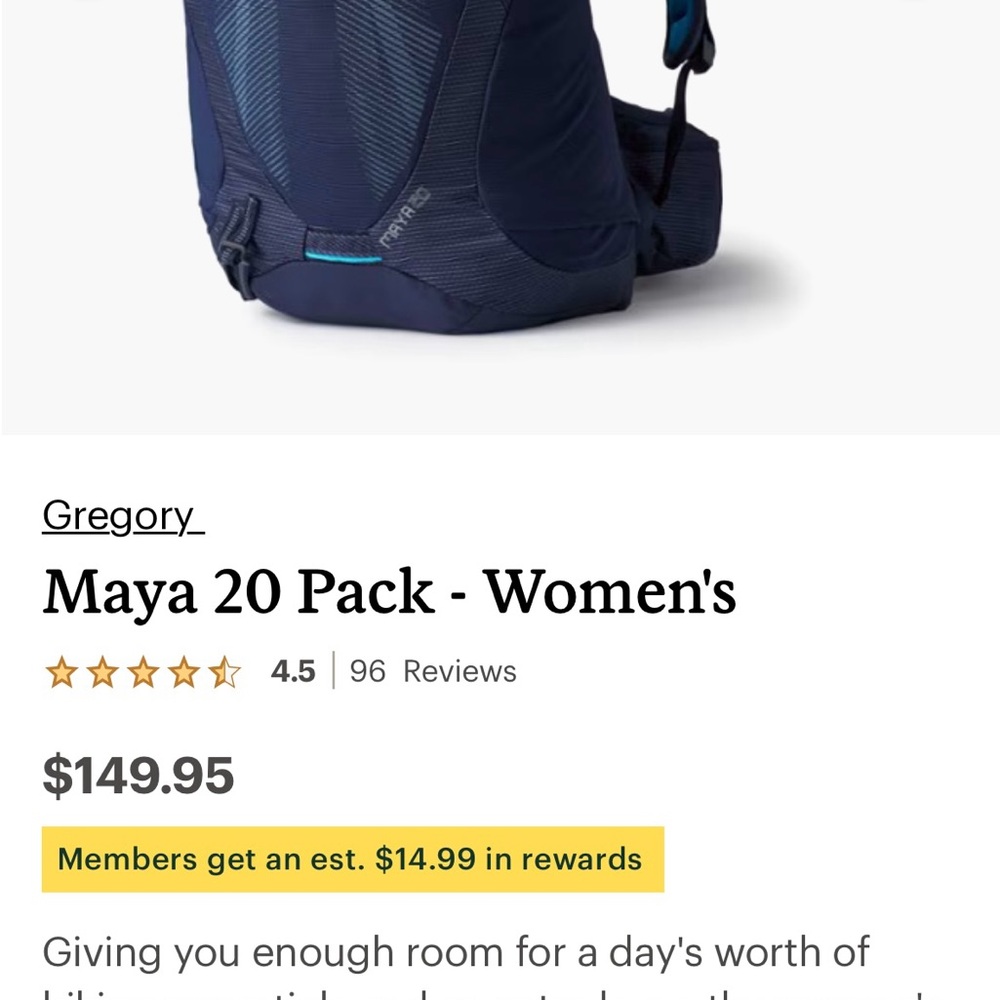 Gregory Maya 20 Women's Pack - Navy